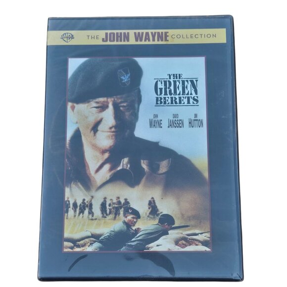 The Green Berets DVD John Wayne Vietnam War Movie New Sealed 1996 - Picture 1 of 10